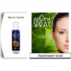 Aromaspray - Assainisseur d'atmosphère aux huiles essentielles - Myrte et Santal - 100% pures et naturelles - 100 ml